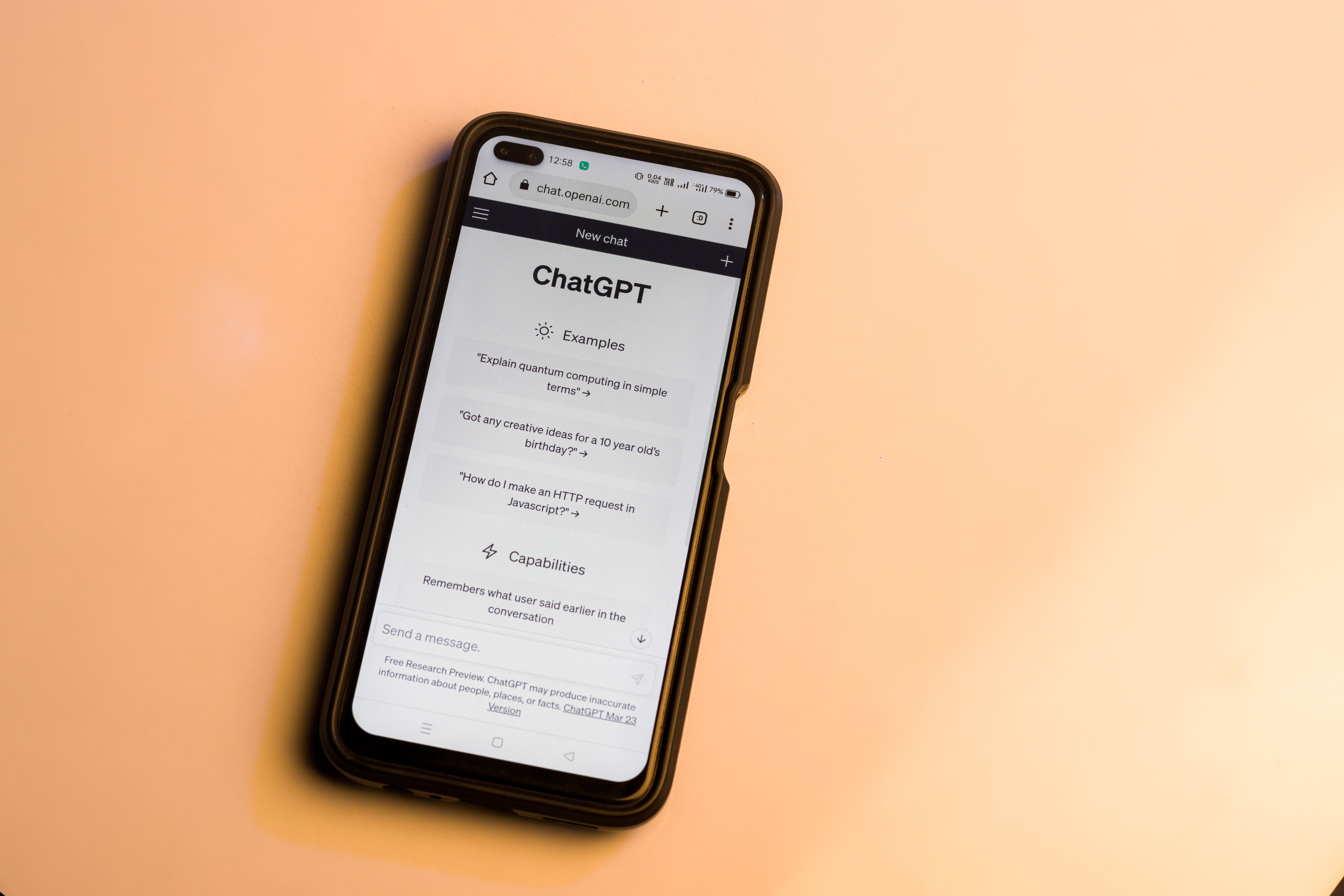 free-photo-of-webpage-of-chatgpt-a-prototype-ai-chatbot-is-seen-on-the-website-of-openai-on-a-smartphone-examples-capabilities-and-limitations-are-shown