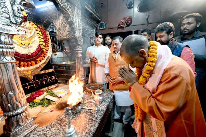 Yogi Ji's visit to Kal Bhairav Mandir