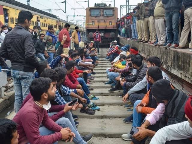 railway route protest